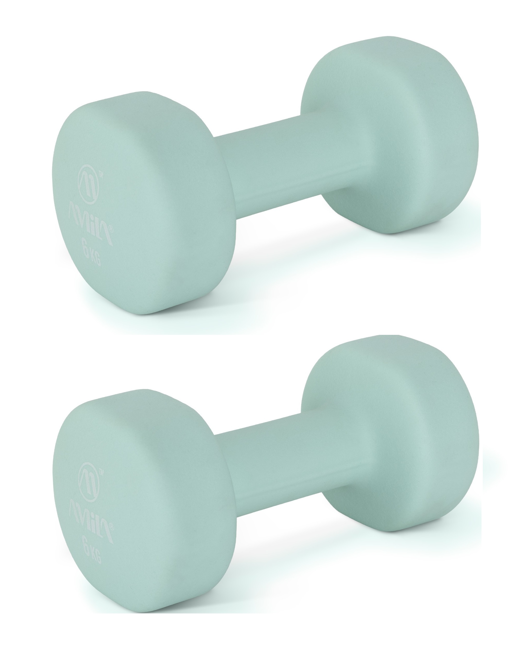 amila-neoprene-dumbbell-6kg Неопренови гири AMILA 2×6.0 кг - Image 1
