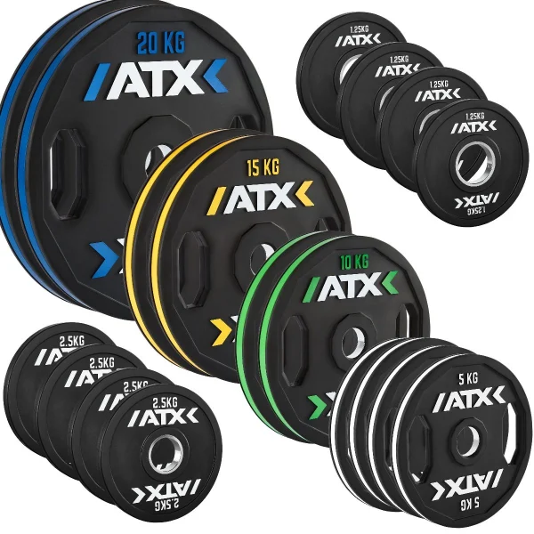 125 кг – ATX® Олимпийски Дискове с Хват